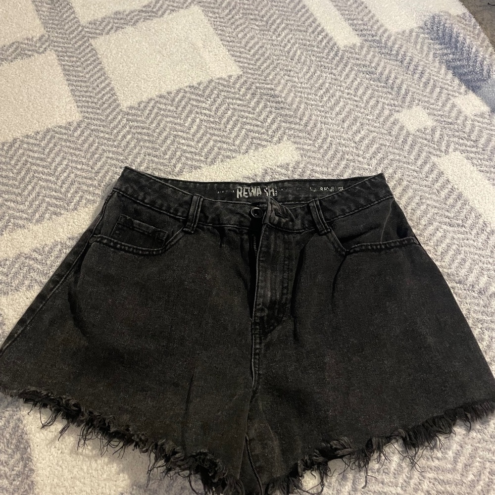 Jean shorts black